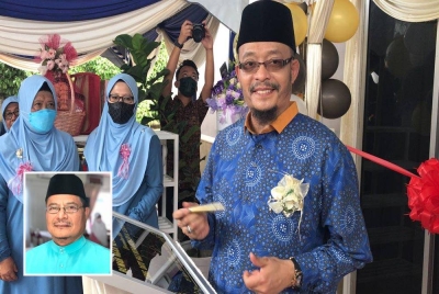 Mohd Kazim merasmikan Rumah Ngaji yang selesa untuk penduduk mengikuti pengajian Islam dan al-Quran di Batu Kurau. (Gambar kecil: Mohd Najmuddin)