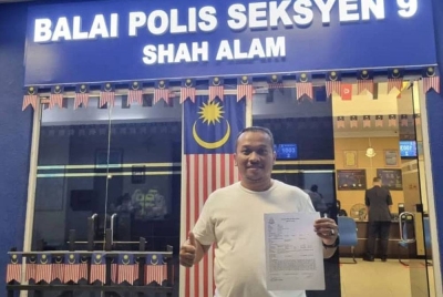 Polis mengesahkan laporan yang dibuat Hafizal di Balai Polis Seksyen 9, Shah Alam pada Rabu selepas menerima mesej berbaur ugutan.
