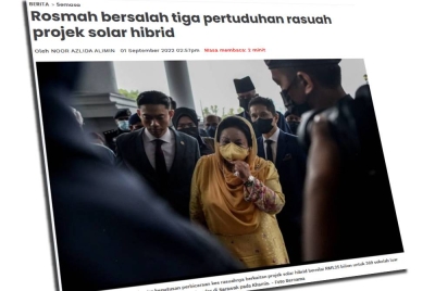 Laporan Sinar Harian pada Khamis.