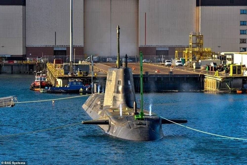 Kapal selam HMS Anson bernilai lebih RM6 bilion adalah yang paling canggih di dunia. - Foto BAE Systems