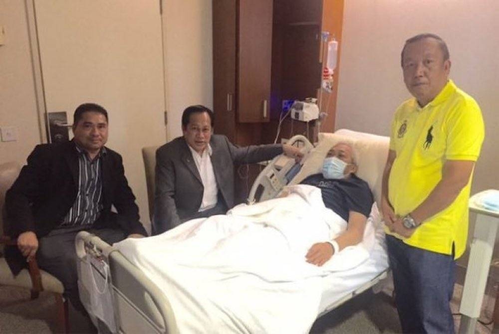 Gambar lama yang ditularkan oleh individu yang tidak bertanggungjawab mengambarkan Bung Moktar sedang sakit dan menerima rawatan.