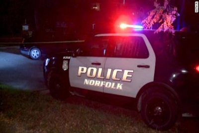 Dua orang maut manakala lima lagi cedera dalam kejadian tembakan di Norfolk di timur Virginia, AS pada Ahad. - Foto CNN