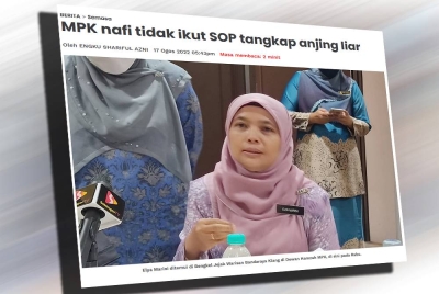 Laporan Sinar Harian pada 17 Ogos.