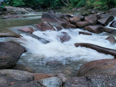 Keadaan lokasi kejadian di Kampung Pasir Puteh, pada Rabu.