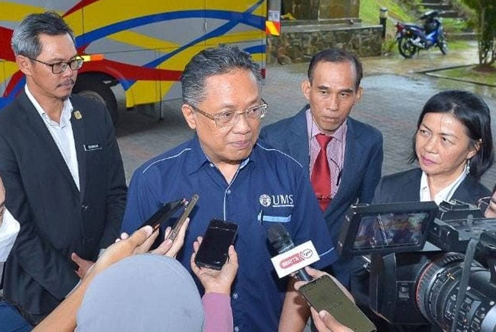 Abdul Rahman ketika ditemui pemberita di Kota Kinabalu.