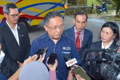 Abdul Rahman ketika ditemui pemberita di Kota Kinabalu.