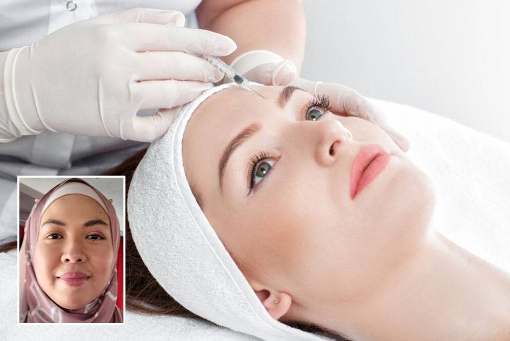 Pengguna perlu mendapatkan khidmat doktor bertauliah bagi mengelakkan kerosakan dan kesan serius terhadap wajah selepas rawatan. Gambar kecil: Dr Siti Fatimah Noor