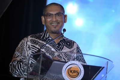 Ahmad Faizal berucap ketika Majlis Makan Malam sempena Sukan Malaysia (Sukma) 2022 di sebuah hotel malam Isnin. - Foto Bernama