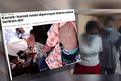 Media sebelum ini melaporkan pasangan terbabit ditahan susulan menerima laporan seorang kanak-kanak lelaki yang cuba terjun dan melarikan diri dari tingkap kondominium itu pada 16 September lepas.