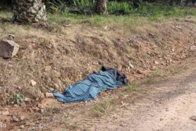 Mangsa Samsiah Arshad, 67, dalam perjalanan bersama suaminya menaiki motosikal untuk melawat cucu mereka maut dipijak seekor gajah liar yang mengamuk.