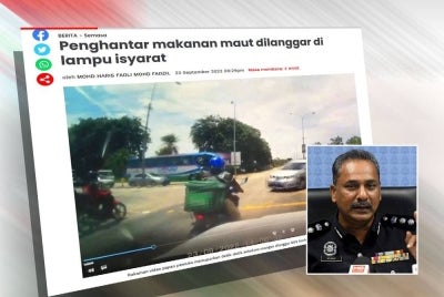 Laporan Sinar Harian pada Jumaat. Gambar kecil: Vijaya Rao