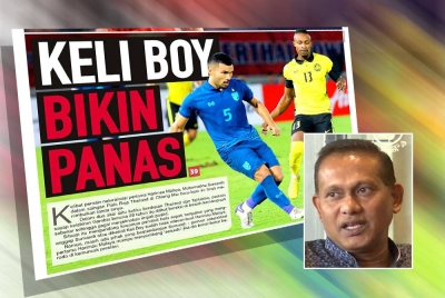 Laporan Sukan Sinar pada Rabu. Gambar kecil: Richard Scully