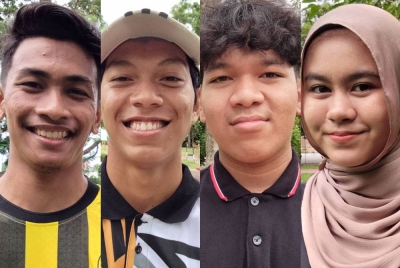 Dari kiri: Syahir Aiman, Hafiz Haikal, Imran, Nur Nabila