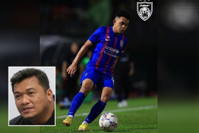 Arif Aiman antara pemain muda yang menyerlah bersama skuad kebangsaan. - FOTO: Johor Southern Tigers. (Gambar kecil: Safirul Azli)