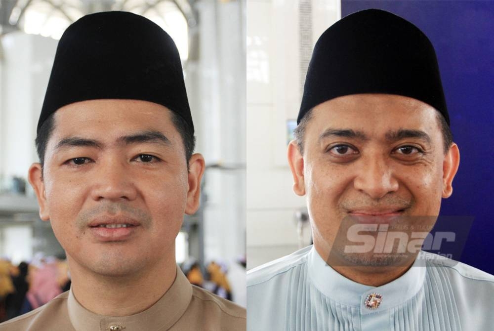 Razlee (kiri) dan Tarmizi - FOTO ROSLI TALIB.