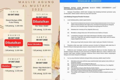 Laporan yang dikeluarkan oleh Jakim berkaitan dengan lelaki berkenaan.