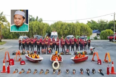 Jabatan Amal Malaysia mengingatkan ahli bersiap sedia hadapi kemungkinan banjir susulan taburan hujan lebat berterusan. Gambar kecil: Hanafi