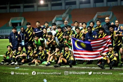 Skuad B-16 berjaya layak secada merit ke Piala Asia B-17 selepas bergelar juara kumpulan B