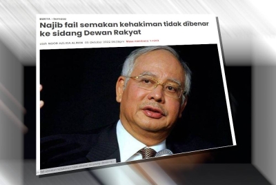 Laporan Sinar Harian pada 5 Oktober lalu.