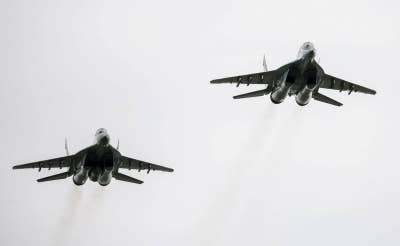 Pesawat jenis MIG-29K. - Foto Reuters.