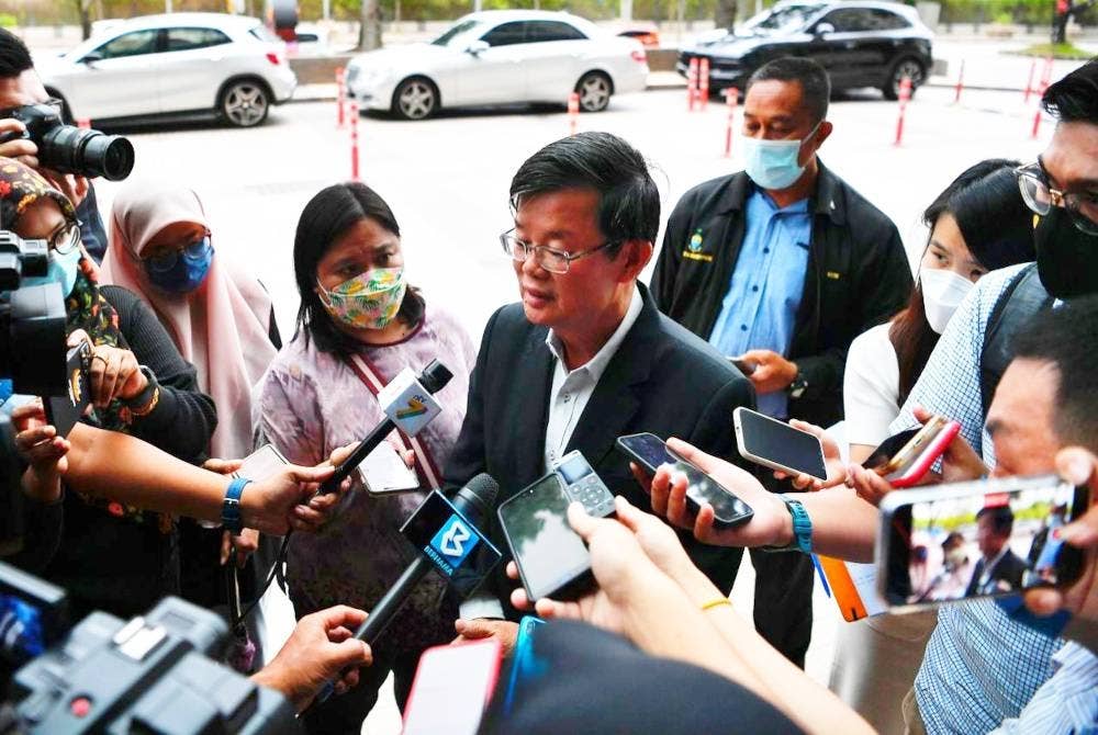 Kon Yeow ketika ditemui media di sebuah hotel di Persiaran Gurney, pada Khamis.