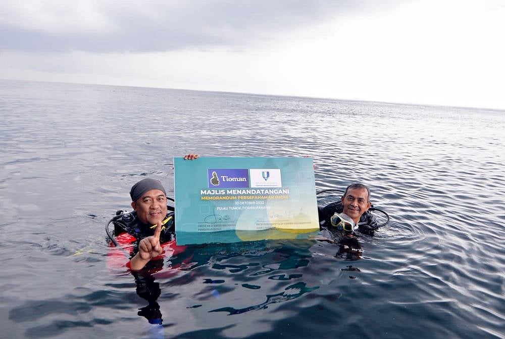 Majlis menandatangani MoU antara UMP dan TDA di Pulau Tioman pada Isnin.