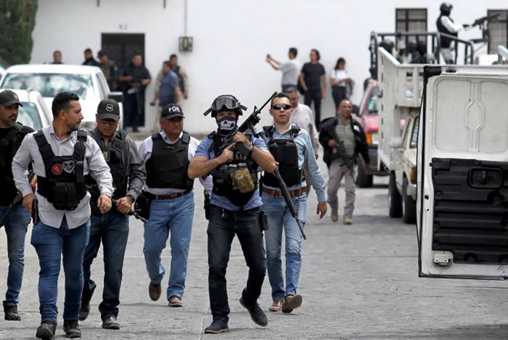 Guanajuato, Jalisco dan Michoacan ialah negeri yang mencatatkan jumlah kes pembunuhan paling banyak di Mexico. - Foto AFP