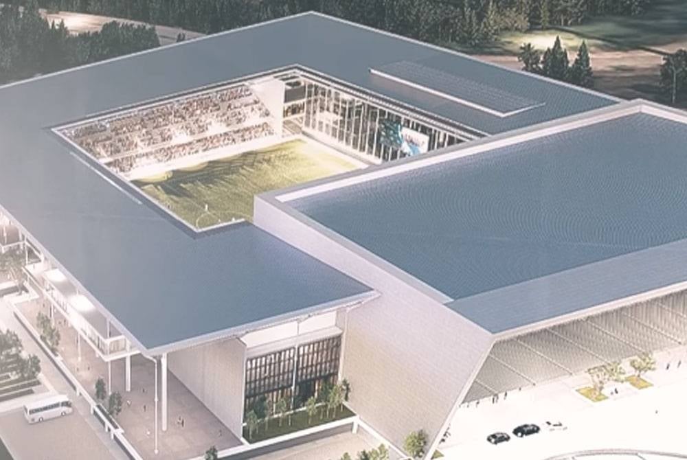 Ilustrasi Stadium AFC yang bakal dibina di Putrajaya.