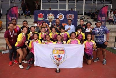 Sabah muncul juara sulung X-Rugby Wanita Bawah B17 kebangsaan di Stadium Mini Shah Alam pada Khamis.