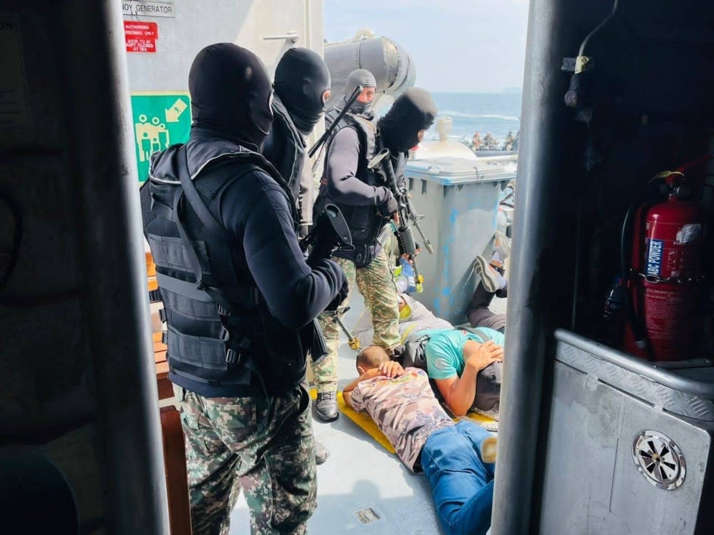 Sebahagian latihan yang dijalankan. - Foto: Maritim Malaysia