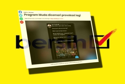 Laporan Sinar Harian pada Sabtu