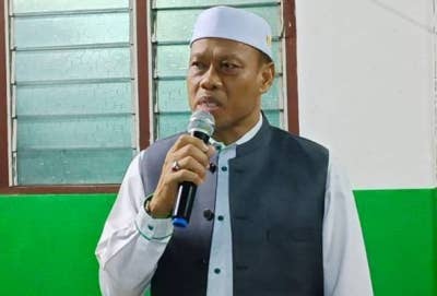 Wan Romani berucap dalam ceramah Pas di Permatang Bonglai. - Foto Awani