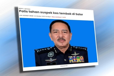 Laporan Sinar Harian pada Ahad.