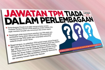 Laporan muka depan Sinar Harian pada Selasa.