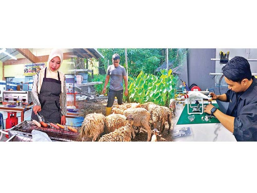 Program latihan di bawah PLKPK membantu graduan tingkatkan kemahiran dan mengembangkan lagi perniagaan yang diusahakan mereka.