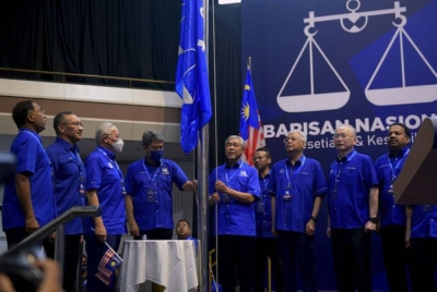 BN dijangka menguasai kerusi majoriti pengundi Melayu jika corak sokongan dan pengundian pada PRN Melaka serta Johor tidak berubah. - Foto Bernama