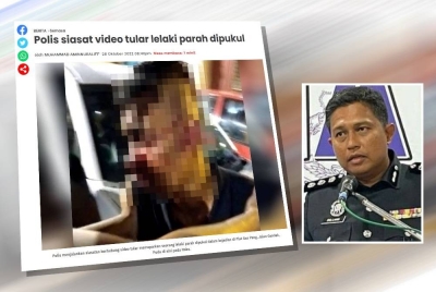 Laporan Sinar Harian pada Jumaat. (Noor Dellhan)