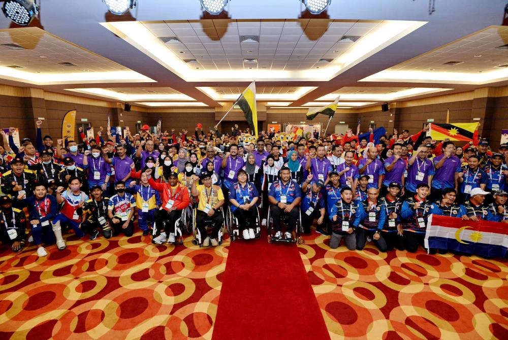 Atlet Para Sukma yang memeriahkan temasya selama enam hari di Kuala Lumpur bermula pada Selasa. - Foto FB MSN