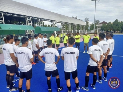 Skuad hoki negara akan membuka tirai kejohanan hoki PSAS di Ipoh menentang Korea Selatan, pada Selasa. - Foto Facebook MHC
