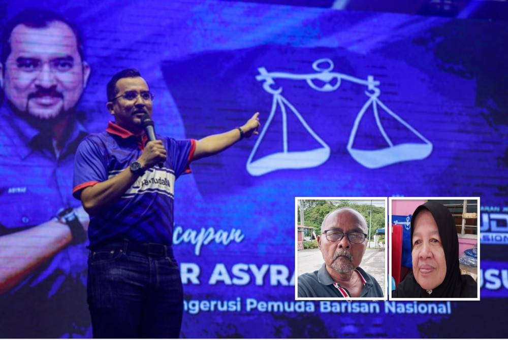 Akar umbi sifatkan calon yang dipilih oleh kepimpinan parti adalah calon terbaik. (Gambar kecil: Rashid dan Rosnah)