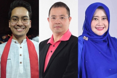 Dari kiri: Mohammed Taufiq Johari,Robert Ling Kui Ee, Shahanim Mohamad Yusoff