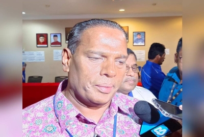Saravanan ketika ditemui di Bangunan UMNO Perak pada Rabu.