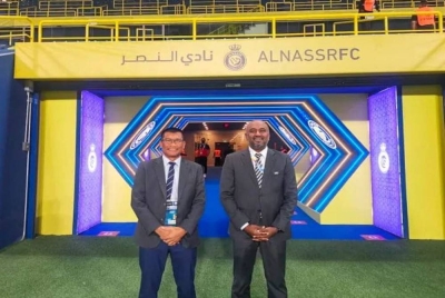 Subkhiddin (kiri) dan Christopher akan membawa nama Malaysia di Piala Dunia Qatar. - Foto Agensi