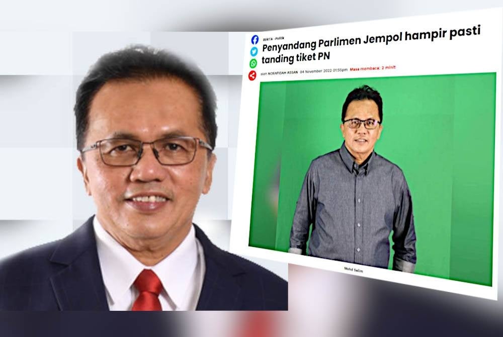 Mohd Salim. Laporan Sinar Harian pada Jumaat