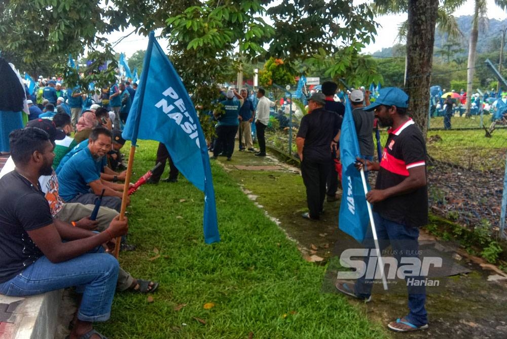 Kaum India turut hadir memberikan sokongan kepada PN.
