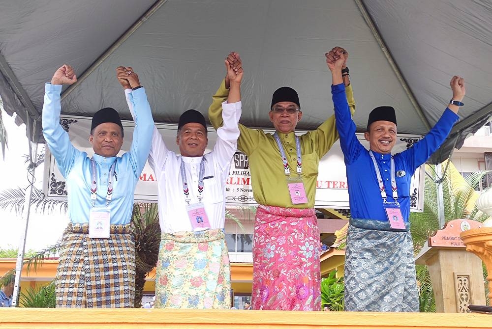 Empat calon yang diumumkan bertanding di Parlimen Hulu Terengganu pada PRU15 nanti.