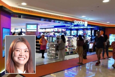 Guardian menawarkan potongan harga barangan terpilih sehingga 50 peratus bermula sekarang sehingga 28 November depan. Gambar kecil: Angela