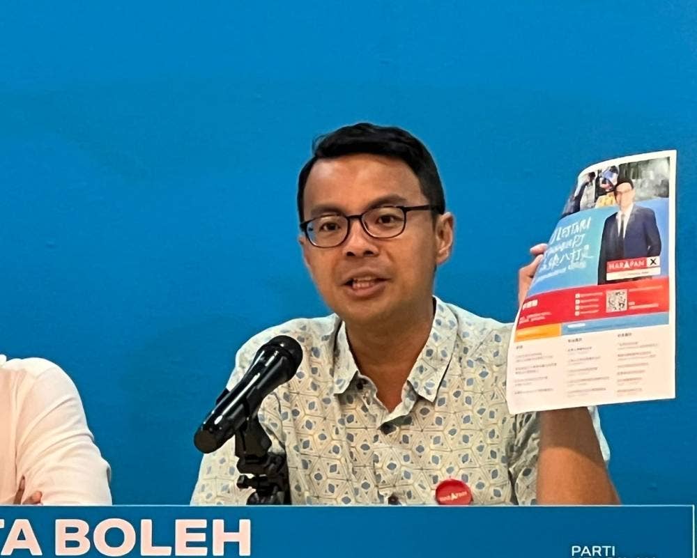 Chean Chung ketika sidang media di Ibu Pejabat PKR pada Rabu.