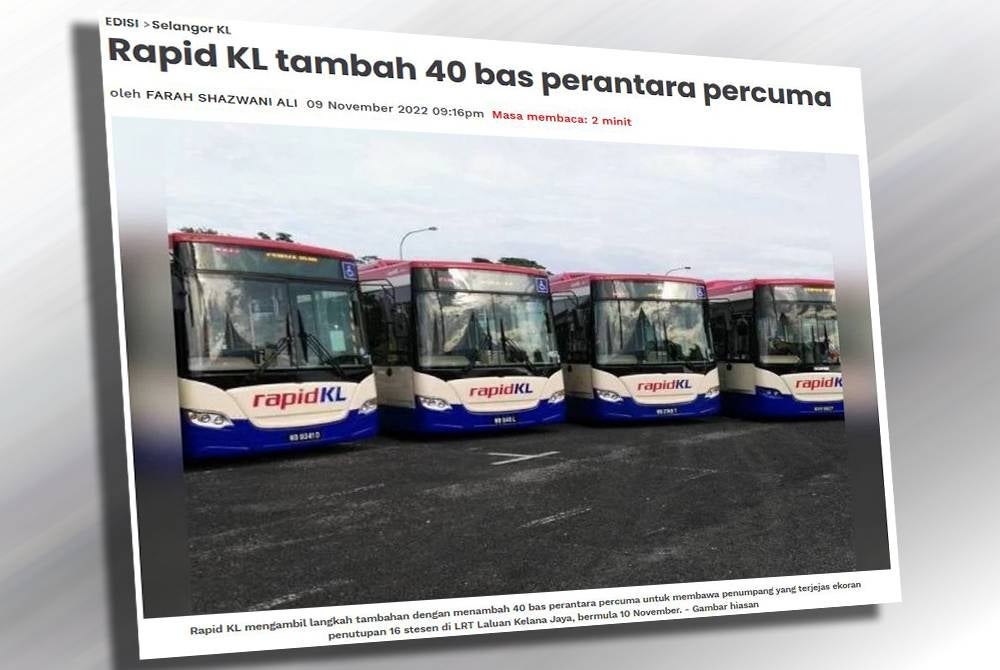 Laporan Sinar Harian.