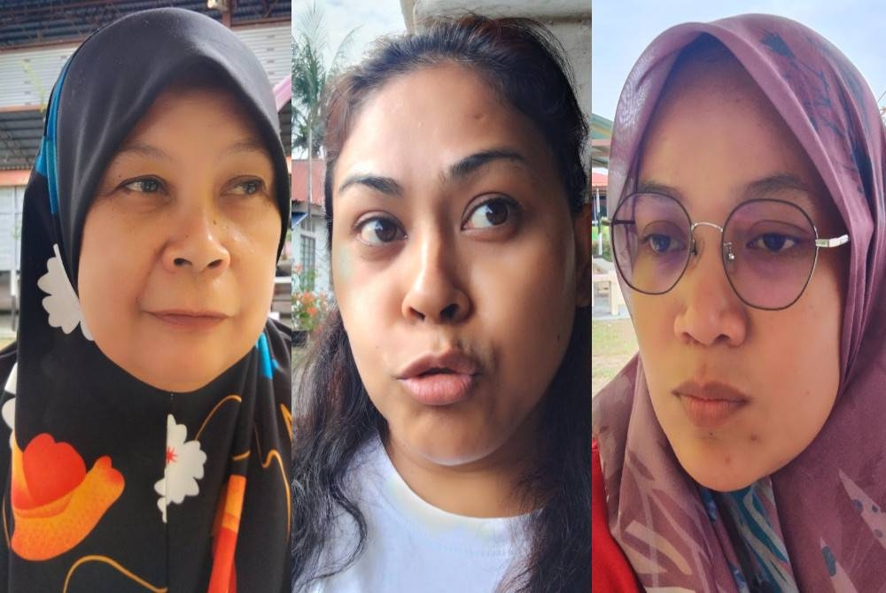 Gambar dari kiri: Nor Asmah, Nor Fadilah, Nor Azlin